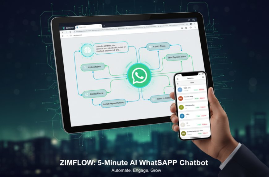 ZimFlow: Build a WhatsApp Chatbot in 5 Minutes – The Ultimate AI Tool for Global Business Automation